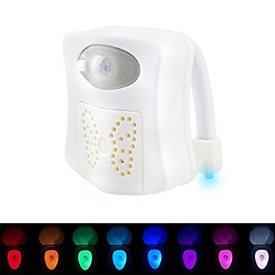 Butterfly Pattern Toilet Night Light, 8-Color Motion Activated Led Light with Air Freshener, Lighted Toilet Bowl For Bathroom